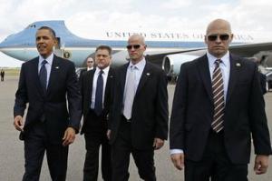 Obama and Secret Service